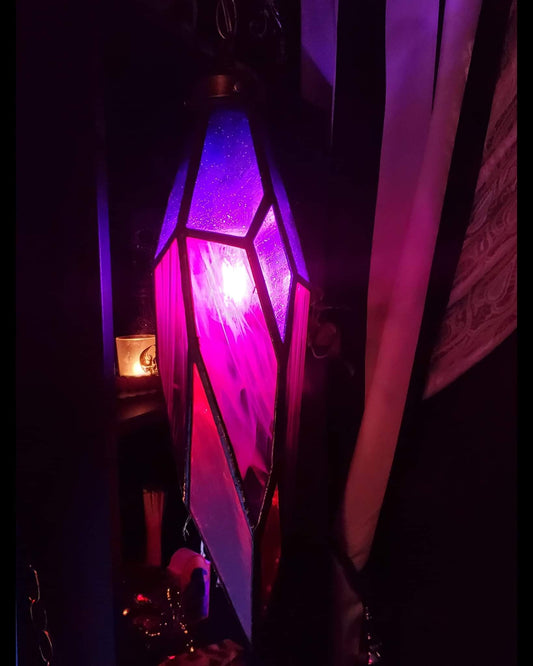 Dark Crystal Swag Lamp